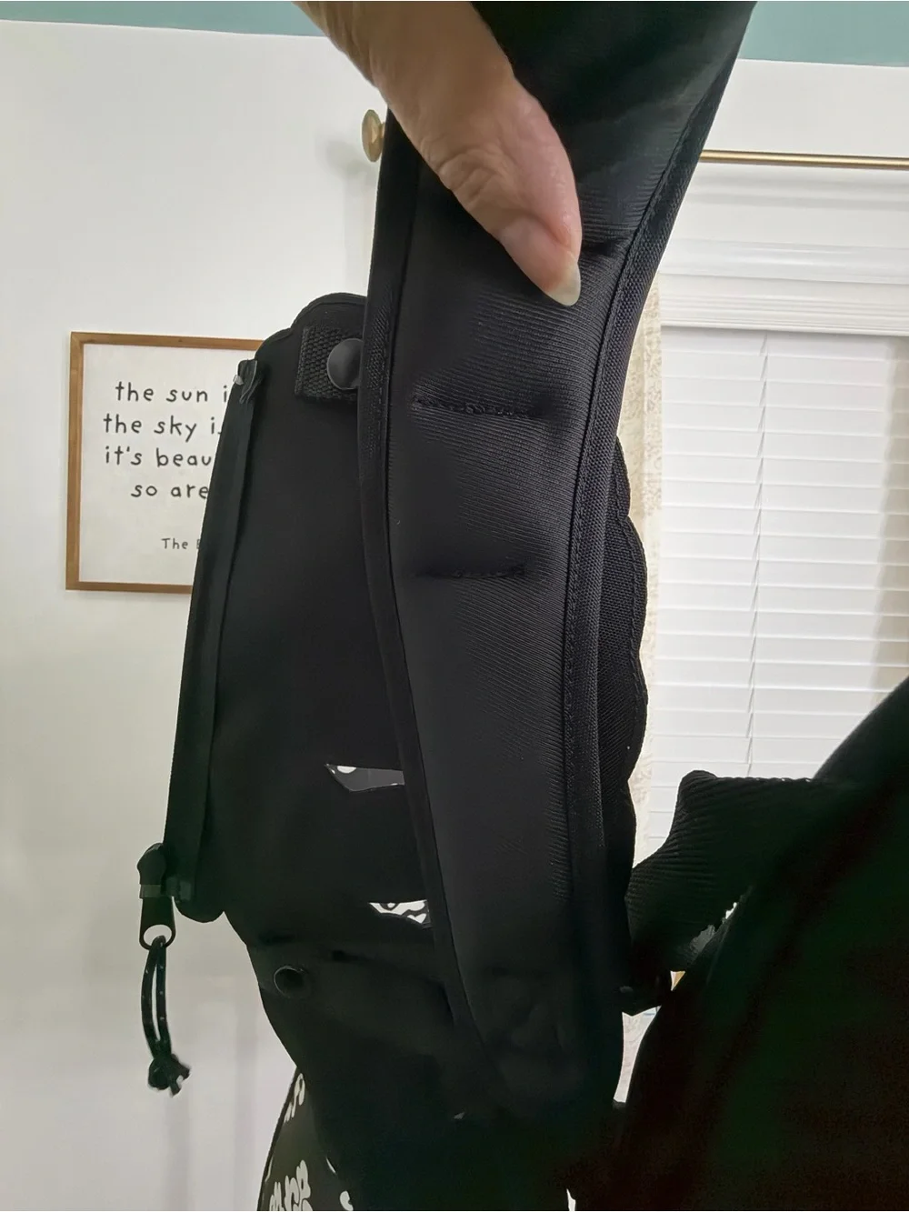 Pleasures x Eastpak Black Backpack with Green Cord
